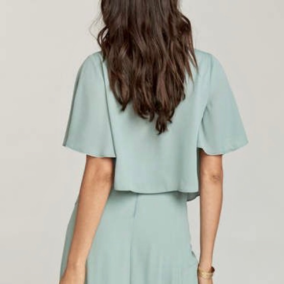 Show Me Your Mumu - Silver Sage - Morgan Dress + Bridal Cape - Picture 5 of 9